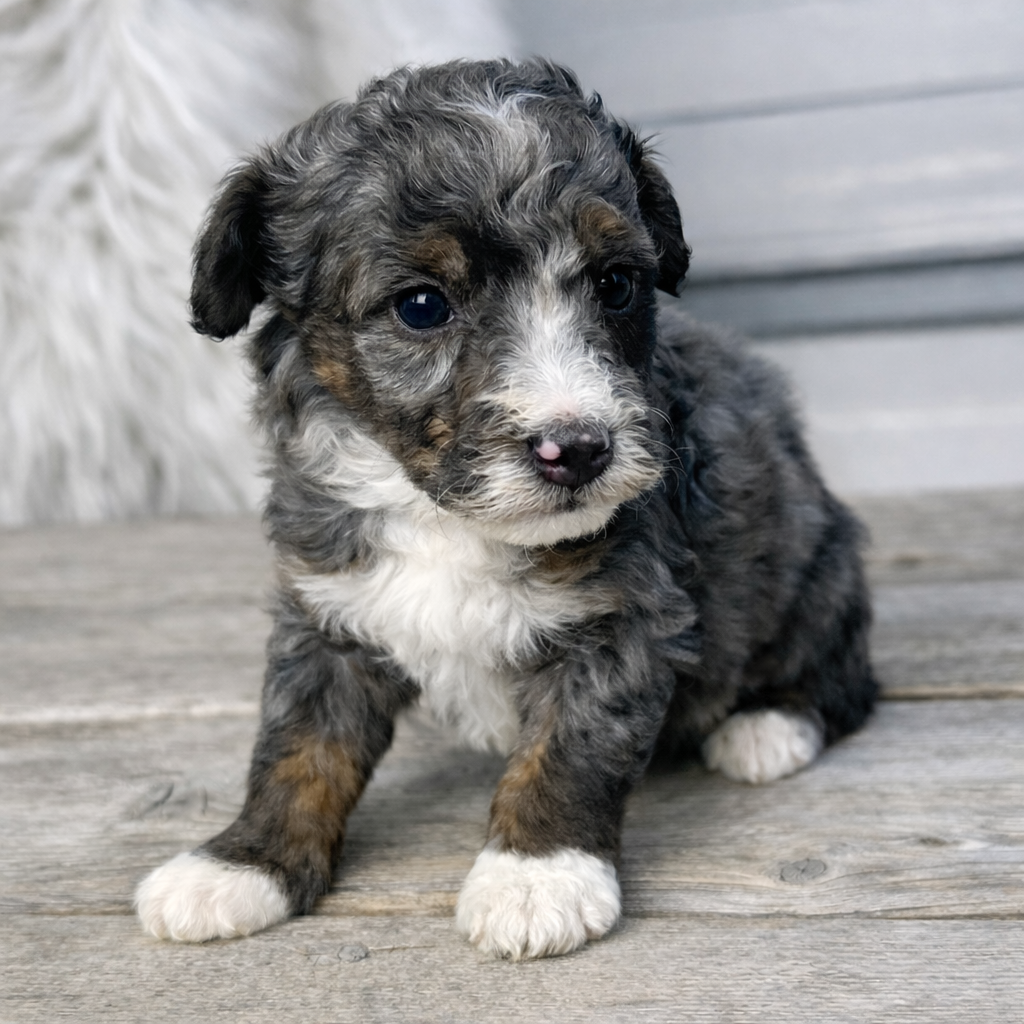 Merle-Bernedoodle